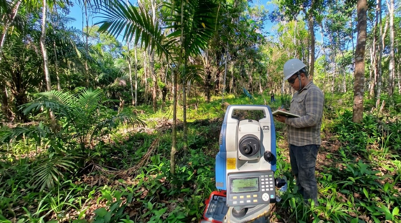 Pekerjaan Survey Topografi Land Services